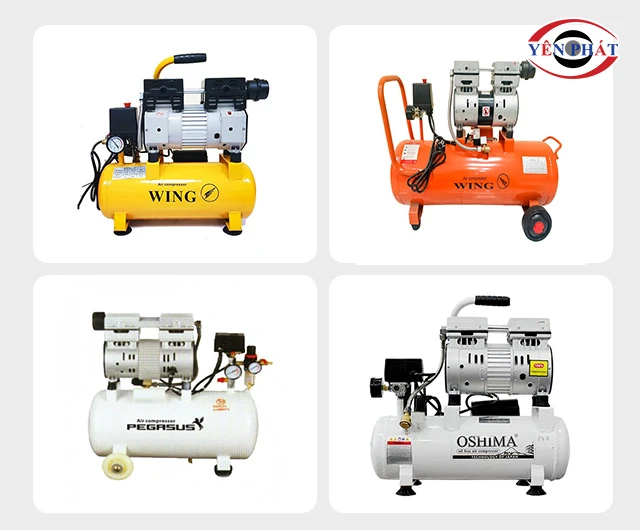 các mẫu máy nén hơi 9kg không dầu