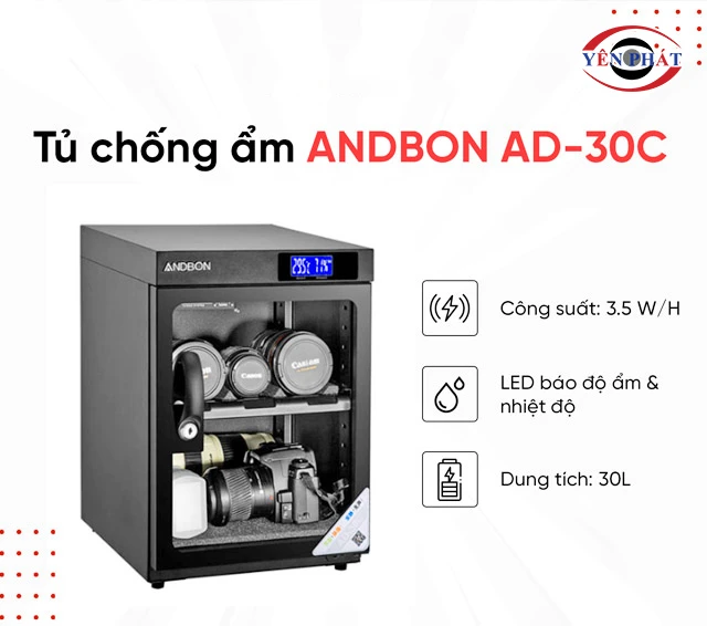 công suất của tủ Andbon AD 30C