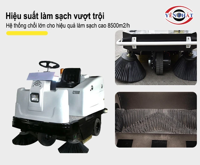 hệ thống chổi của Palada PD 1300