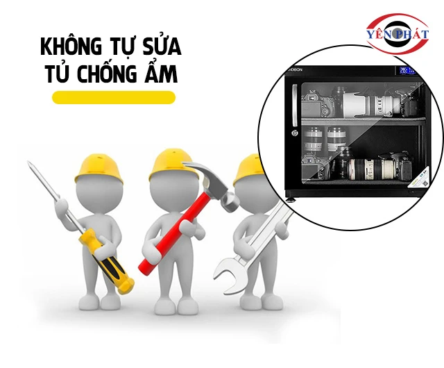 không tự sửa tủ chống ẩm
