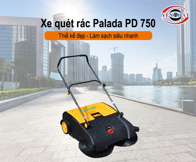  Xe quét rác đường đẩy tay Palada PD 750