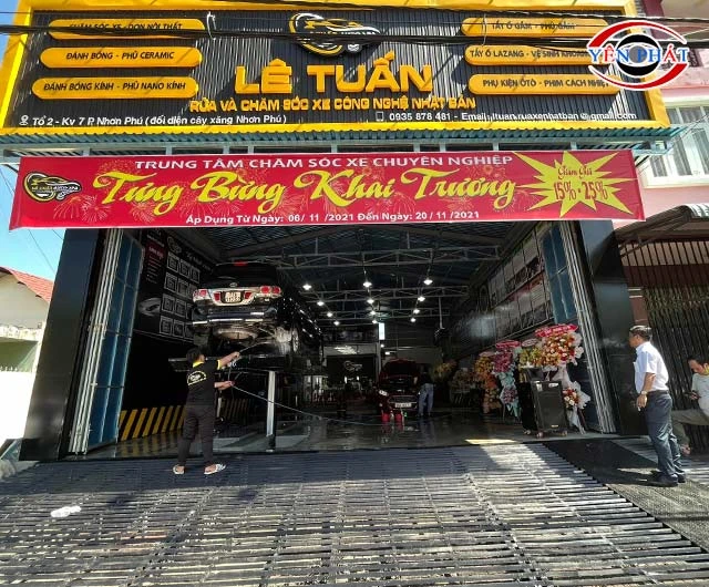 Rửa xe Quy Nhơn Lê Tuấn Auto Spa