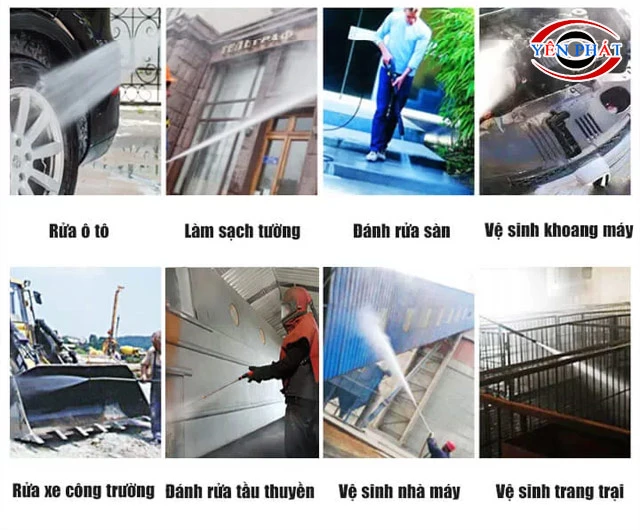 Ứng dụng máy rửa xe lõi đồng