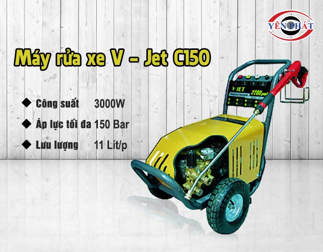 công suất Máy rửa xe V-Jet C150