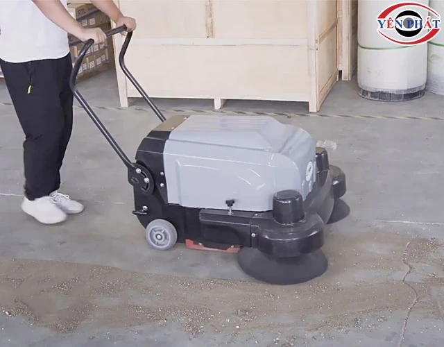 Nguyên lý xe quét rác đẩy tay Kumisai KMS-3A
