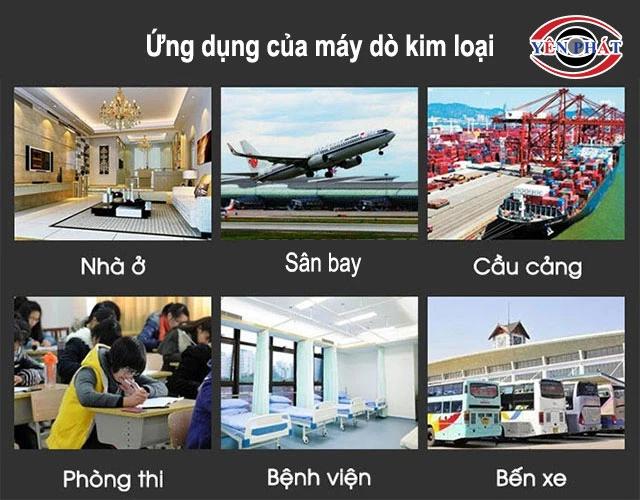 ứng dụng của máy dò kim loại