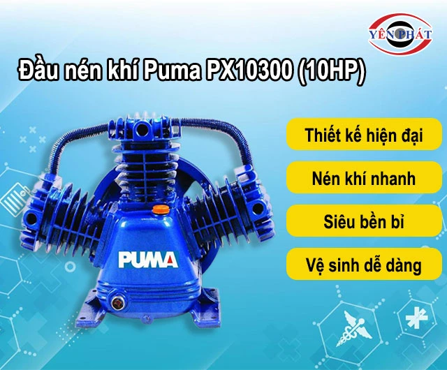 ưu điểm của Đầu nén khí Puma PX10300 (10HP)