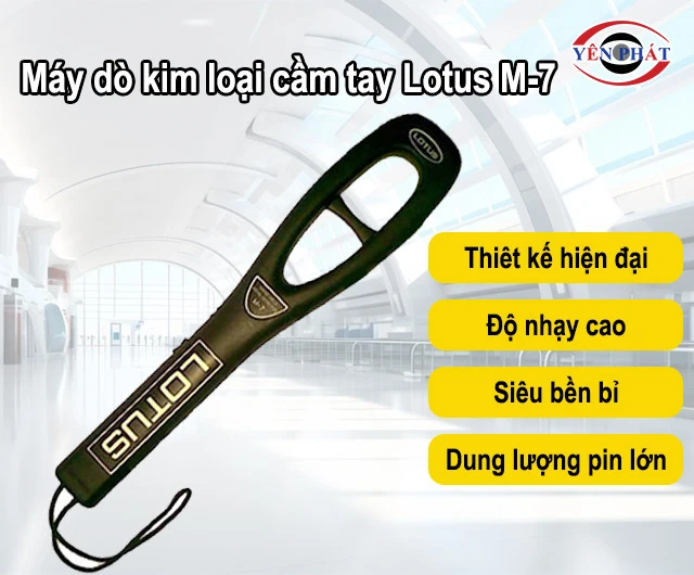 Máy dò kim loại cầm tay Lotus M-7