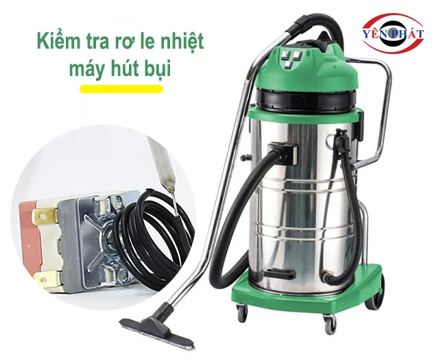 cần kiểm tra rơ le nhiệt máy hút bụi