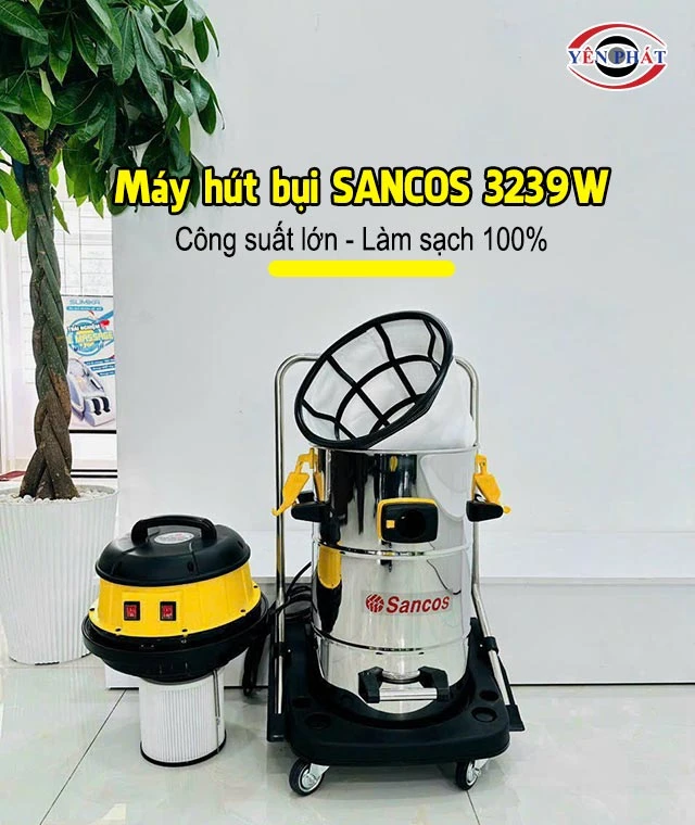 Máy hút bụi công nghiệp SANCOS 3239W