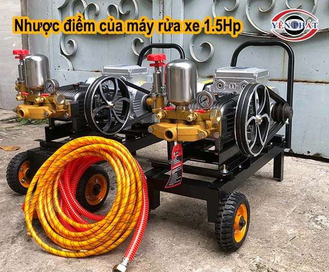 nhược điểm máy rửa xe 1.5hp