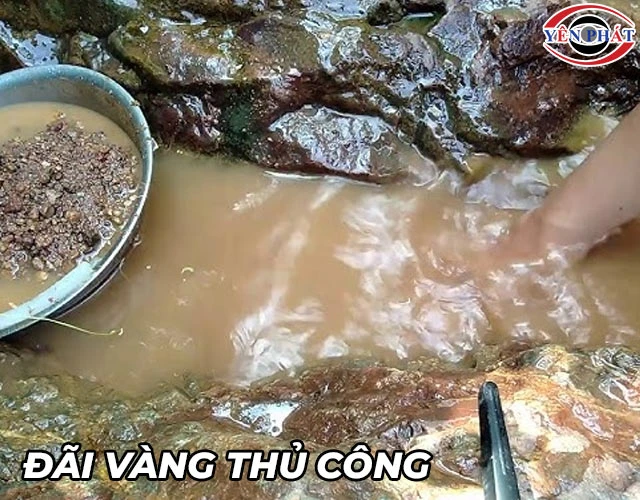 Cách tìm vàng ở suối thủ công