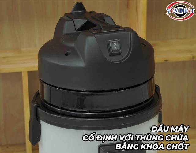 Đầu máy máy hút bụi thùng nhựa Kumisai KMS40 - Hepa