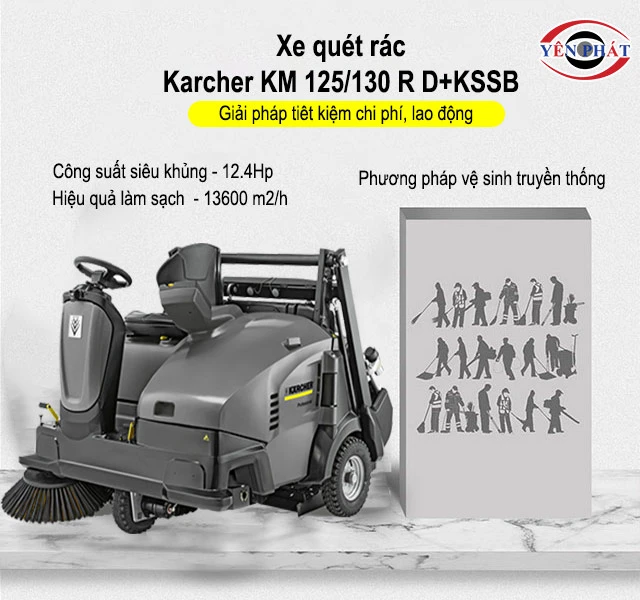 Karcher KM 125/130 R D+KSSB giúp giảm chi phí