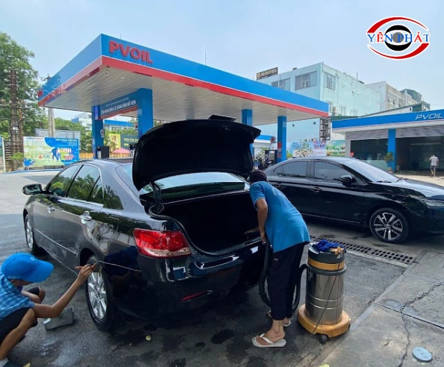 Rửa xe Hồ Sen Long Biên