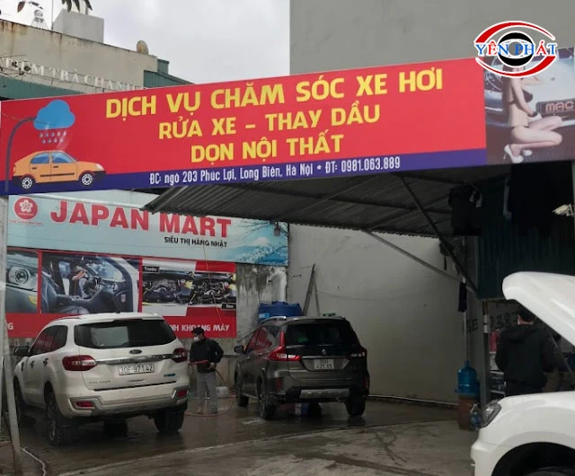 Tiệm rửa xe Phúc Lợi Long Biên