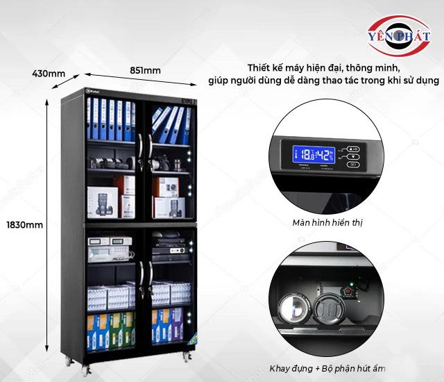 Tủ chống ẩm Nikatei NC-600S