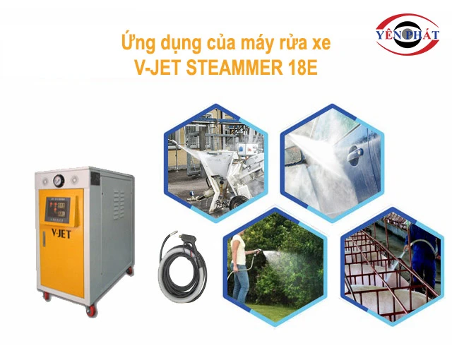ứng dụng của V-JET STEAMMER 18E