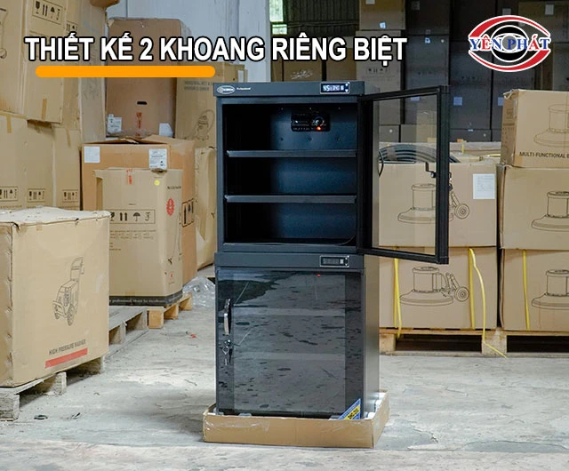 2 khoang chứa riêng biệt