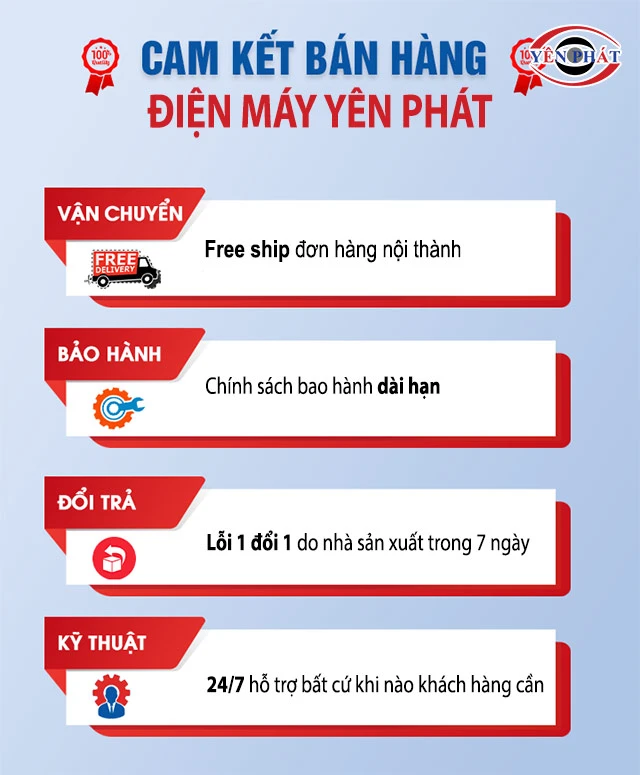 cam kết mua hàng tại yên phát