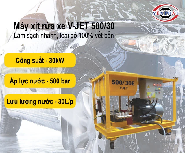 Máy xịt rửa xe V-JET 500/30