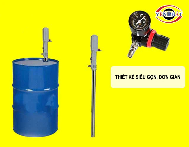 thiết kế của Máy bơm mỡ thùng phuy HP-01940