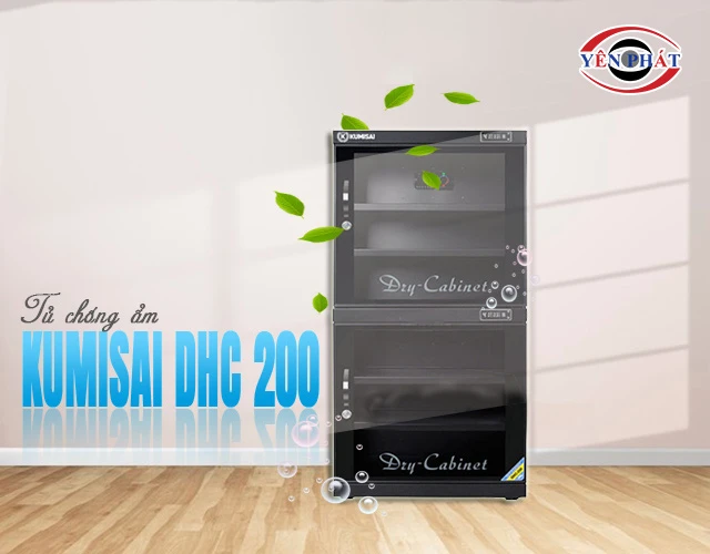 thiết kế của tủ chống ẩm Kumisai DHC 200