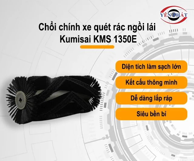 ưu điểm của Chổi chính xe Kumisai KMS 1350E