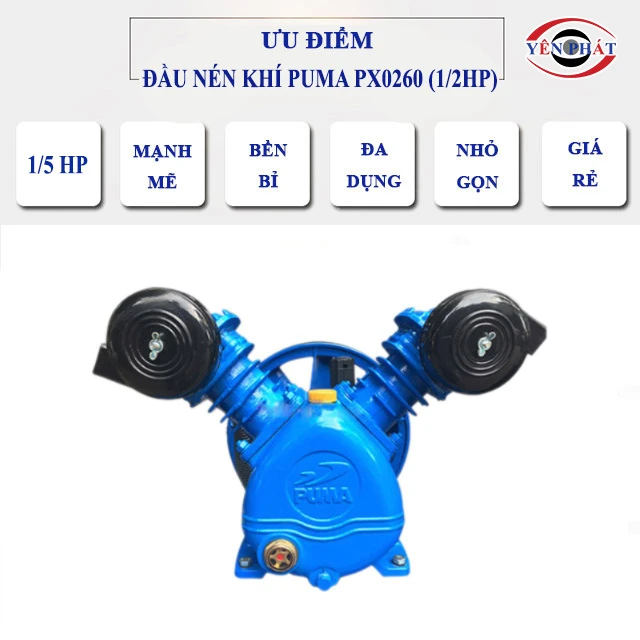 ưu điểm của đầu nén khí Puma PX0260