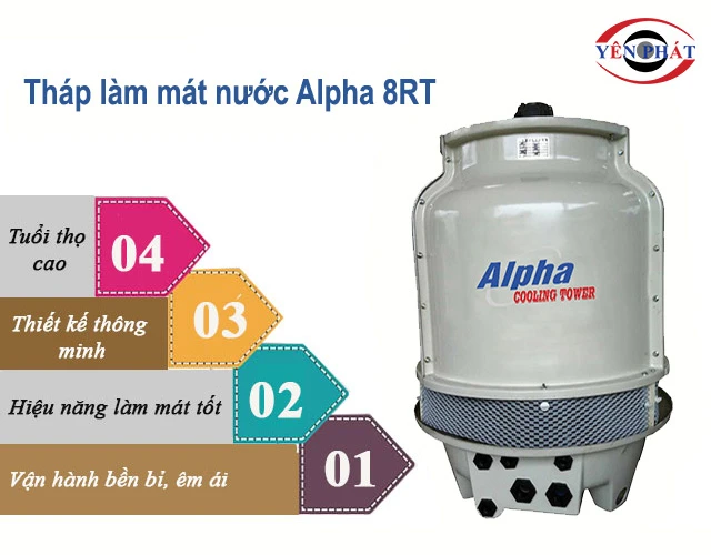 ưu điểm Tháp làm mát nước Alpha 8RT