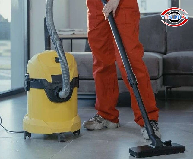 Máy hút bụi bị cháy do làm việc sai cách