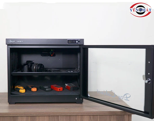 Khoang chứa của tủ hút ẩm FujiE AD080II