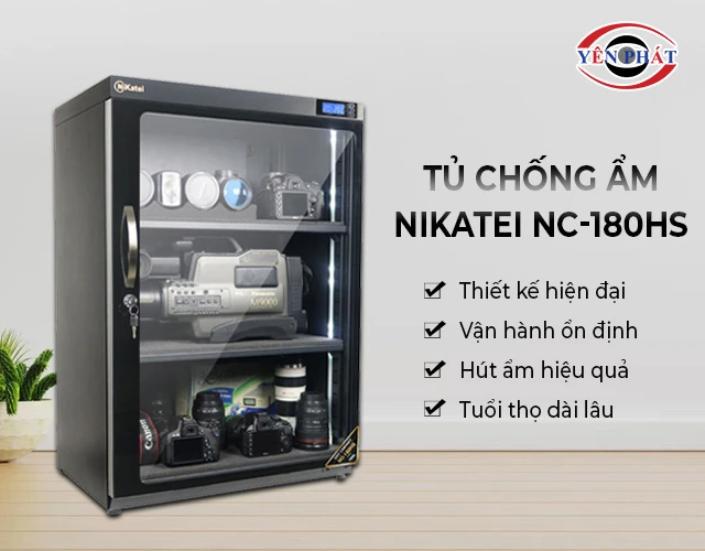 ưu điểm Tủ chống ẩm Nikatei NC-180HS