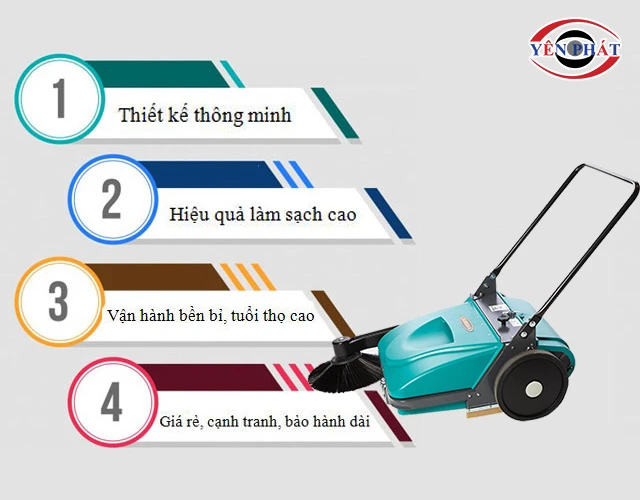 ưu điểm Xe quét rác Picobello 101