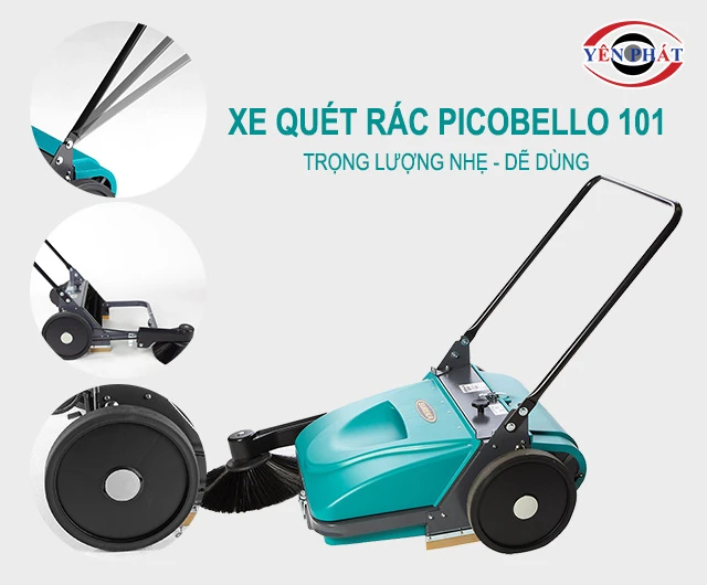 Xe quét rác Picobello 101 dễ dùng