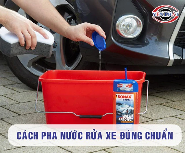 Cách pha chế nước rửa xe: Sạch - An toàn - Chuyên nghiệp