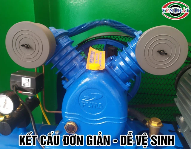 Đầu nén khí Puma PX7250A (7.5HP) dễ vệ sinh