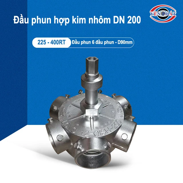 Đầu phun hợp kim nhôm DN 200 phù hợp tháp giải nhiệt 400rt