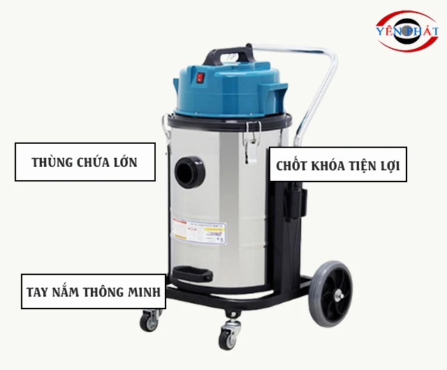 Dung tích lớn, vận hành dễ dàng