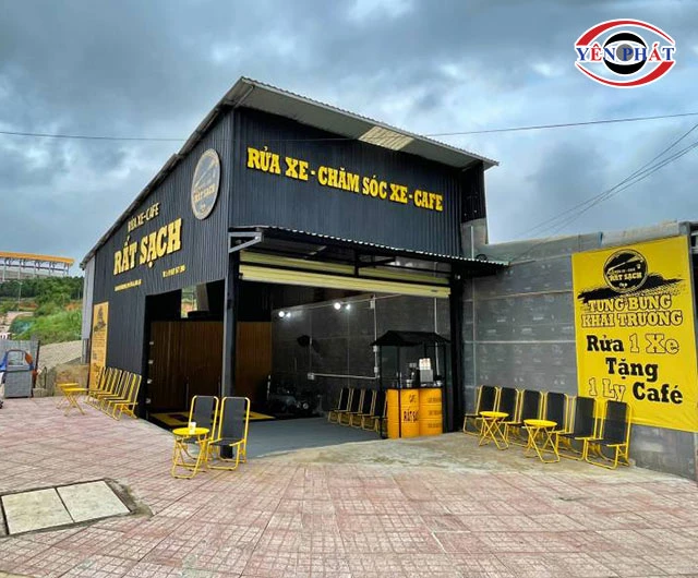 Kết hợp dịch vụ rửa xe với Cafe