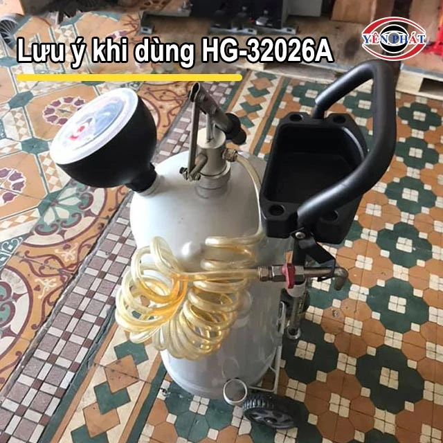 lưu ý khi dùng Máy bơm mỡ HG-32026A