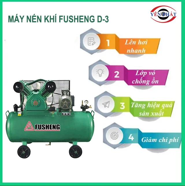ưu điểm của Máy nén khí Fusheng D-3