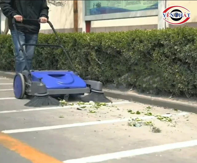 vận hành xe quét rác nhà xưởng Palada PD700