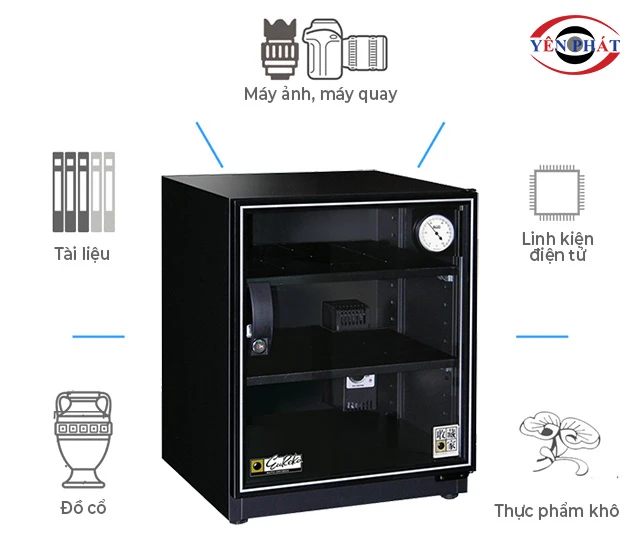 ứng dụng của Tủ chống ẩm Eureka 60l AD-66