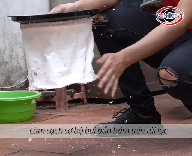 vê sinh túi lọc bụi