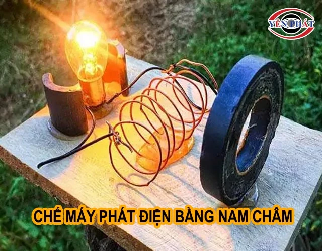 chế máy phát điện bằng nam châm