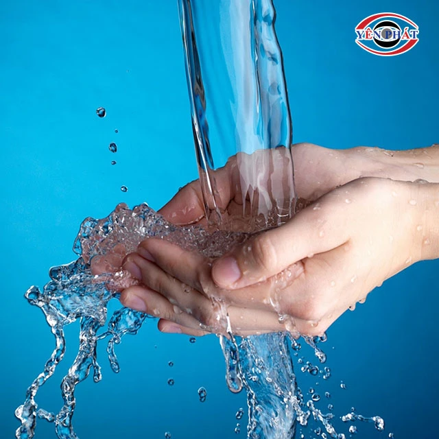 dùng nguồn nước sạch