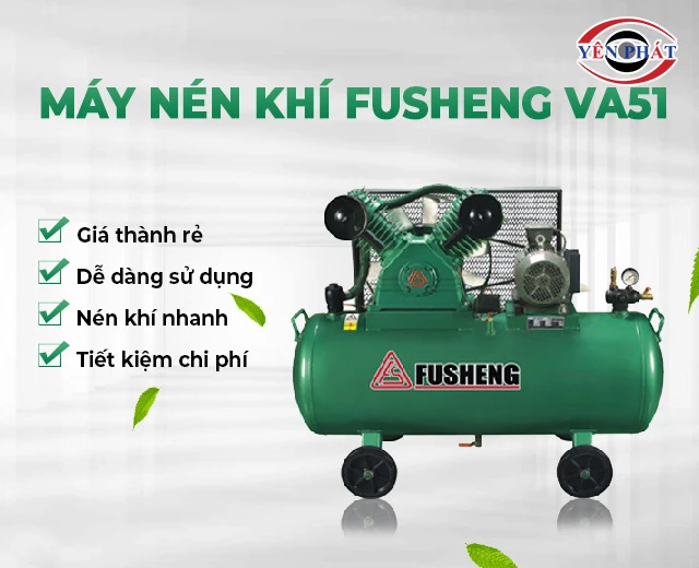 ưu điểm Máy nén hơi Fusheng VA51