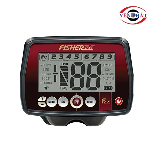 Máy dò kim loại dưới đất cao cấp Fisher F44 Mỹ 6