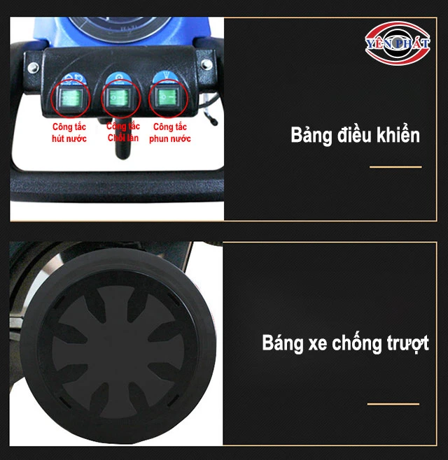 bánh xe và bàng điều khiển